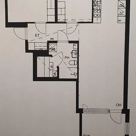 Modern 2 Bedroom Flat, Sauna